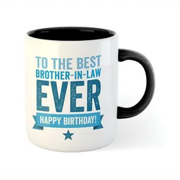 ARTBUG Black & White Printed Ceramic Glossy Mug 350 ml image 2