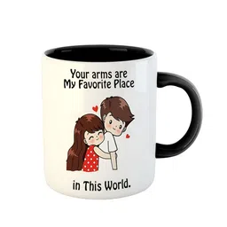 ARTBUG Black and White Printed Ceramic Glossy Mugs 350 ml image 4