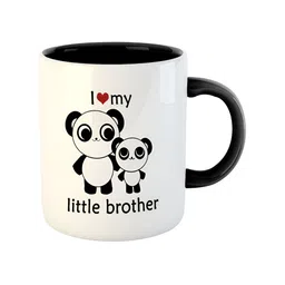 ARTBUG Black Printed Ceramic Glossy Mug image 5