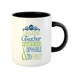 ARTBUG Black & White Printed Ceramic Glossy Mug 350 ml image 4