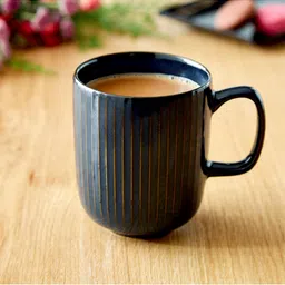 Home Centre Blue Textured Stoneware Glossy Mugs Set of Cups and Mugs-54