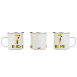 Indigifts White & Yellow Text or Slogans Printed Stoneware Matte Mugs Set of Cups and Mugs image 4