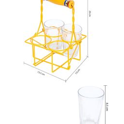 Aura Transparent Solid Glass Transparent Cups Set of Cups and Mugs image 5