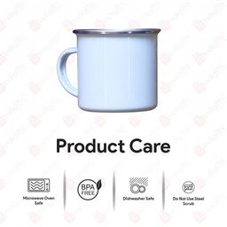 Indigifts White & Yellow Text or Slogans Printed Stoneware Matte Mugs Set of Cups and Mugs image 2