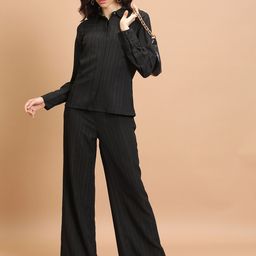 Tokyo Talkies Pleated Shirt With Trousers-image-57