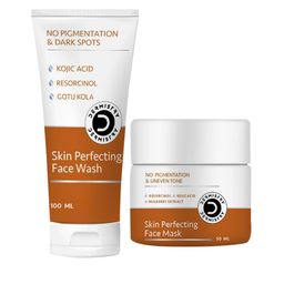 Vigini Set of Dermistry Skin Perfecting Face Wash - 100ml & Face Mask - 50ml-12