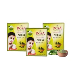 ROSA Set Of 3 Anti-Dryness Neem Face Pack - 100 gm Each-8