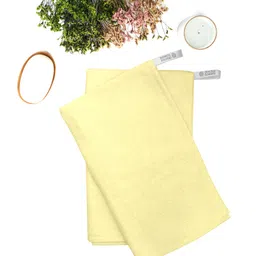 Doctor Towels Yellow 2 Pieces Bamboo Terry Hand Towels-picture-32