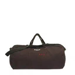 The House of Tara Canvas Self-Design Duffle Bag-image-12