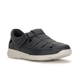 Bata Men's Blue & White Shoe-Style Sandals-image-6