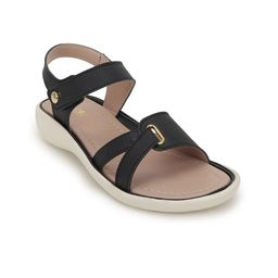 VENDOZ Women Black Solid Casual Open Toe Flats-20