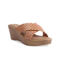 ERIDANI Eliza Textured Cross Strap Wedges-10
