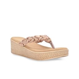 Rocia Textured Open Toe Wedges-3