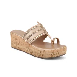 Inc 5 Embellished One Toe Flatform Heels-image-33