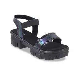 WALKWAY by Metro Woven Design Platform Heels-33