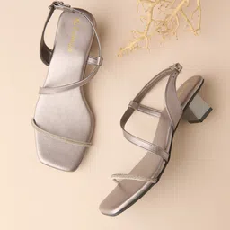Vishudh Square Toe Block Heels-image-58