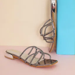 FABBHUE Embellished Block Heels-53
