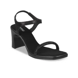 Metro Embellished Ankle Loop Block Heels-15