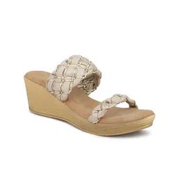 Inc 5 Textured Open Toe Wedge Heels-image-49