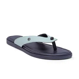 BEAVER Men Textured Leather Slip-On Comfort Sandals-image-48