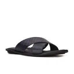 Hush Puppies Men Blue Leather Sandals-image-77