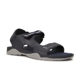 Sandak by Bata Men Blue & Grey Solid Comfort Sandals-picture-24