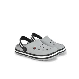 Adda Men Grey & Black Clogs-picture-11
