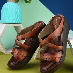 Pelle Albero Leather Slip-On Wedge Heel-57