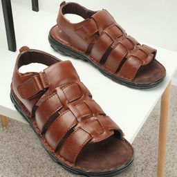 Carlton London Men Leather Fisherman Sandals-image-97