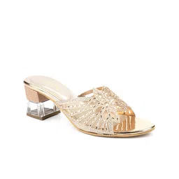 Ozuri Embellished Block Heels-45