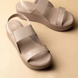 Ozuri Open Toe Flatform Heels-10