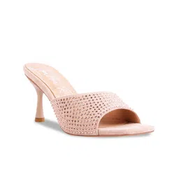 London Rag Embellished Suede Stiletto Sandals Heels-picture-27