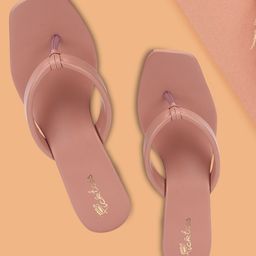 Picktoes Open Toe Block Heels-48