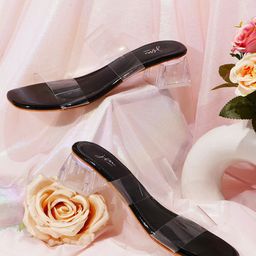 JM Looks Open Toe Block Sandals-21