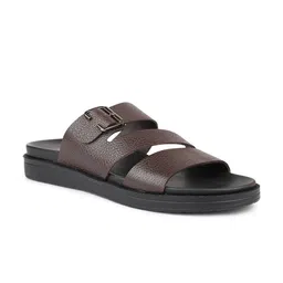 ATESBER by Inc.5 Men Open Toe Leather Comfort Sandals With Buckle Detail-picture-54