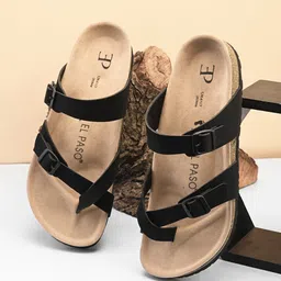 El Paso Men Slip-On Comfort Sandals-image-16