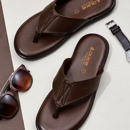 Duke Men Textured Comfort Sandals-picture-45