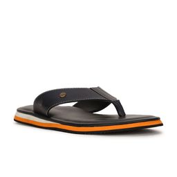 Bata Men Blue & Orange PU Comfort Sandals-image-35