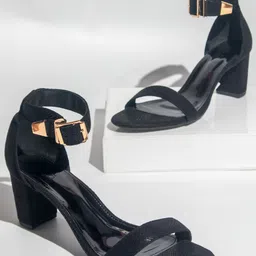 Inc 5 Black Party High-Top Block Sandals-image-20