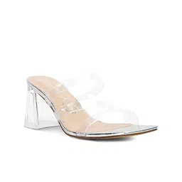 London Rag Open Toe Block Heels-picture-0