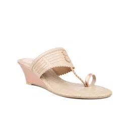 Inc 5 Ethnic Embellished One Toe Wedges-11