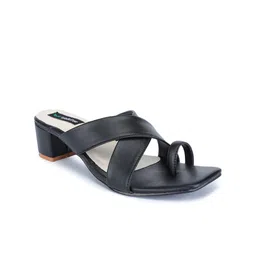 Walkfree Open Toe Synthetic Block Heels image 5