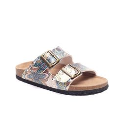 HF JOURNEY Printed Open Toe Flats-7
