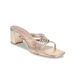 Try Me Strappy Open Toe Block Heels image 3