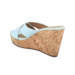 Inc 5 Textured Cross Strap Party Wedges image 4