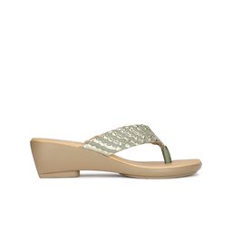 Bata CECIL Textured Open Toe Wedge Heels image 5