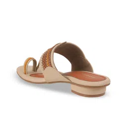 Mochi Textured Block Ankle Loop Sandals image 3