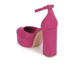 Truffle Collection Suede Block Heels image 4