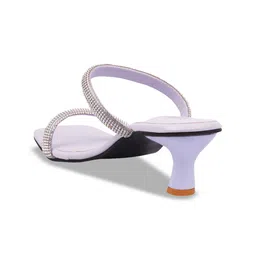 Try Me Embellished Open Toe Slim Heels image 3