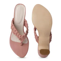 ERIDANI Open Toe Block Heels image 4